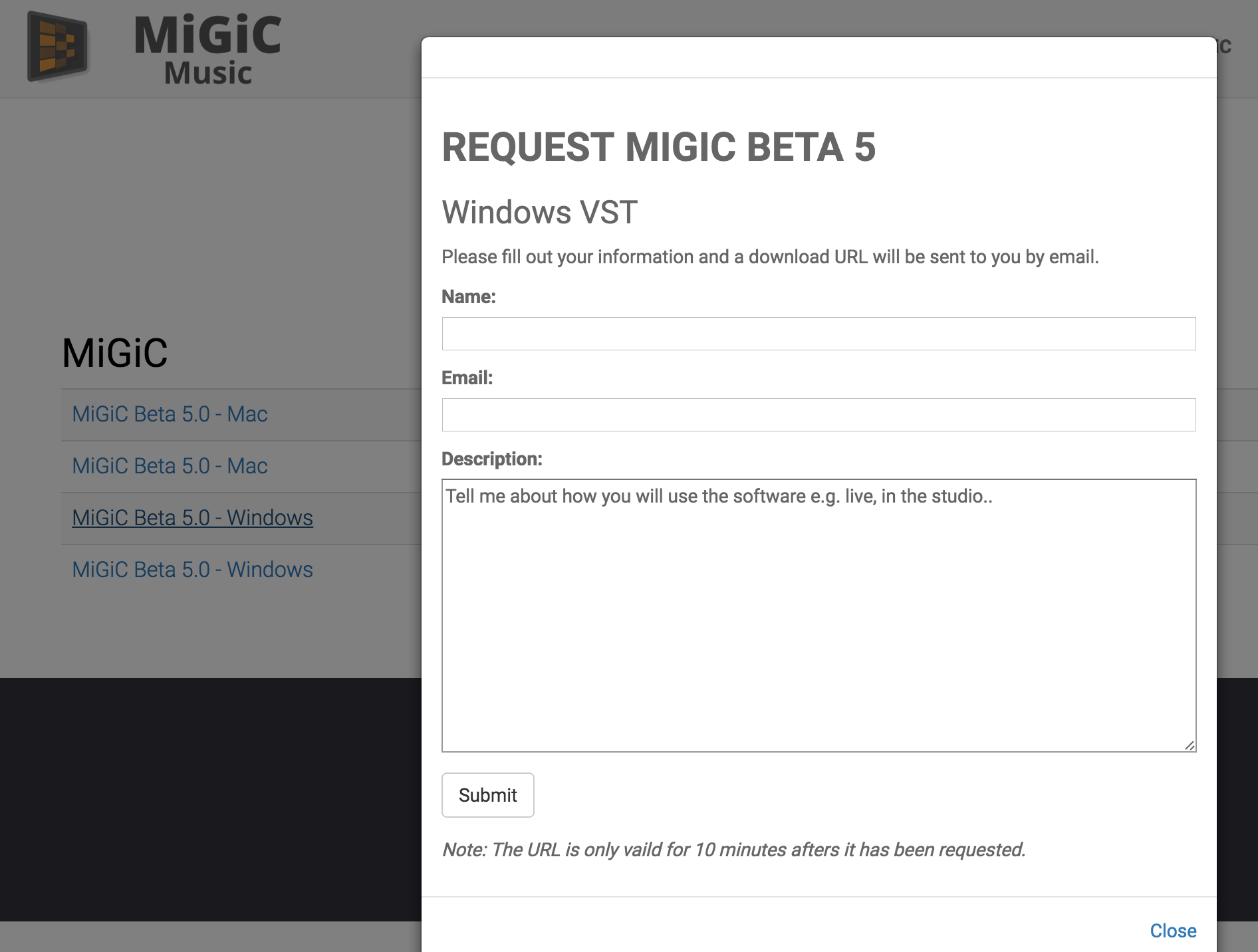Download MIGIC step 02